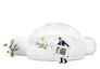 Modular Privacy Dome 5m + Transparent Access Tunnel + Closed Cabin
